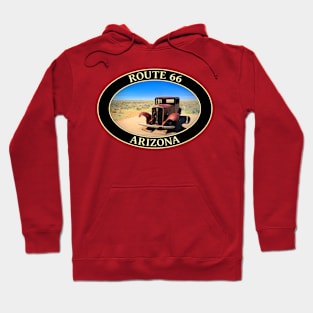 Antique Car on Historic Route 66 in Arizona Hoodie